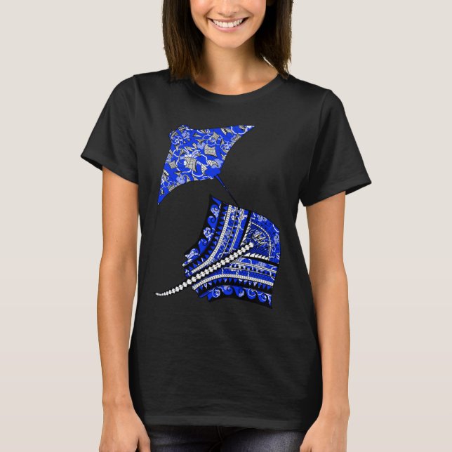Camiseta Tribal Stingrays Ocean Animals (Anverso)