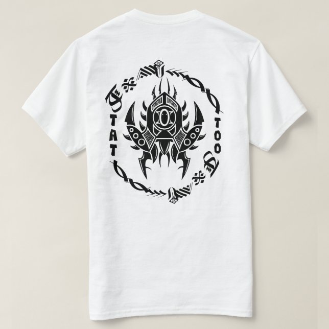 Camiseta Tribal Tattoo T-Shirt (Reverso del diseño)
