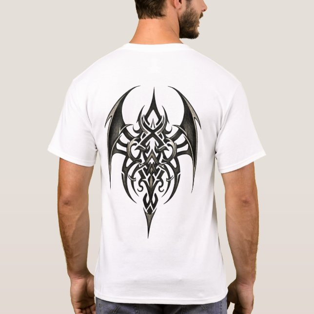 Camiseta Tribal Winged Totem (Reverso)