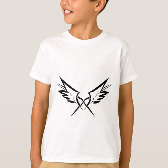 Camiseta Tribal Wings para Niños (Anverso)