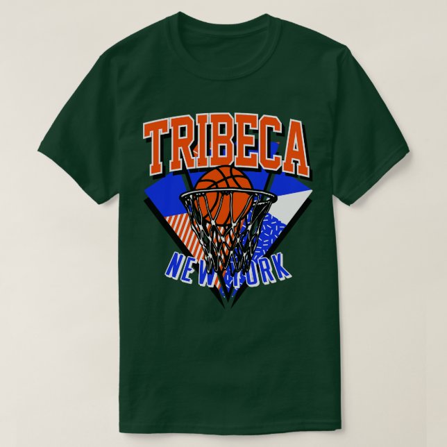 Camiseta Tribeca New York Basketball Throwback (Diseño del anverso)