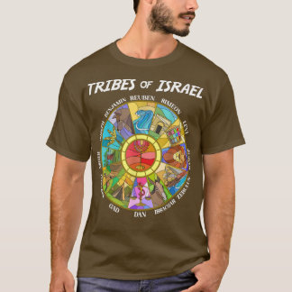 Camiseta Tribes Of Israel Nation Hebrew Twelve Sons Jewish