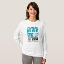 Camiseta triblend Alway Never Give Up – Motivacion