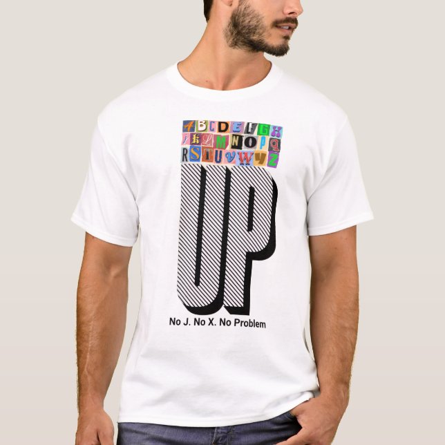 Camiseta triblend 'No J. No X. No Problem' (Anverso)