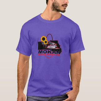 Camiseta triblend para hombres Purple MOKAN Badlan
