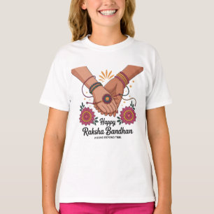Camiseta triblend para niñas de Raksha Bandhan