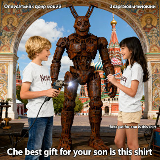 Camiseta Triblenda Легендарный Ужас Эхолокации Аниматроника Нози