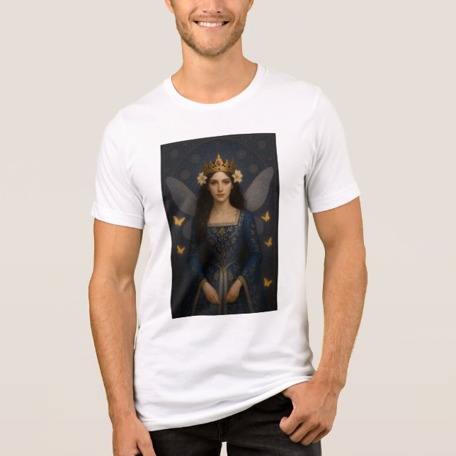 Camiseta Triblenda 006_A fairy princess in royal blue. (Anverso)