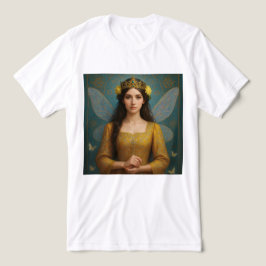 Camiseta Triblenda 007_A fairy princess in golden yellow.