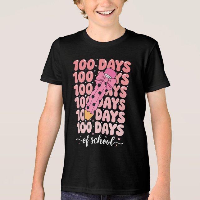 Camiseta Triblenda 100 days of school celebration (Anverso)