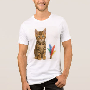 Camiseta Triblenda 100% de posibilidades de caos - estilo gatito beng