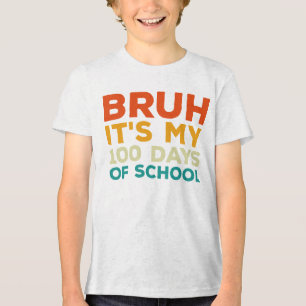 Camiseta Triblenda 100 Días Escolares 100 Días Escolares