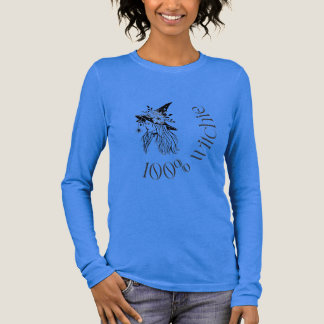 Camiseta Triblenda 100% Witchie Women's Halloween Tee