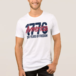 Camiseta Triblenda 1776 América 250 Años De Libertad Aniversario De E