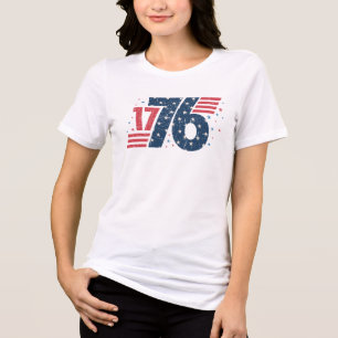 Camiseta Triblenda 1776, Día de la Independencia, 4 de julio