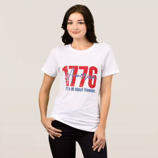 Camiseta Triblenda 1776 Es Todo Sobre La Libertad Patriótico USA 