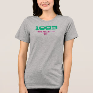 Camiseta Triblenda 1993 canción principal, siempre te amaré