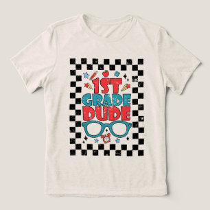Camiseta Triblenda 1.ᵉʳ Colegio De Vuelta A Estudiante De Primer Grad