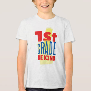 Camiseta Triblenda 1.ᵉʳ Grado Sé Amable Arte Gráfico
