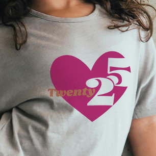 Camiseta Triblenda 2025 año nuevo amor veinticinco 25