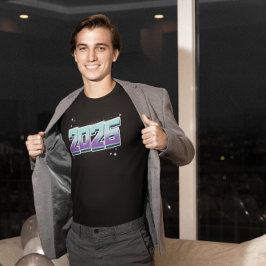 Camiseta Triblenda 2026 Bold Colors Star Design Graphic New Year