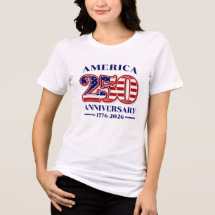 Camiseta Triblenda 250 Aniversario USA Patriótico   1776–2026