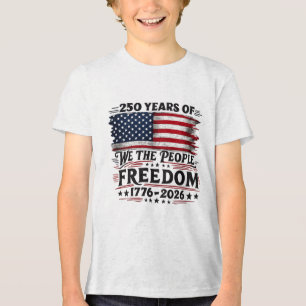 Camiseta Triblenda 250 años de diseño de libertad de nosotros el pueb
