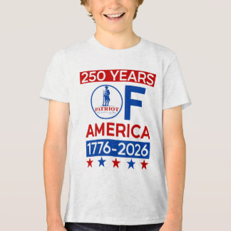 Camiseta Triblenda 250 años de la Revolución Estadounidense Semiquinc