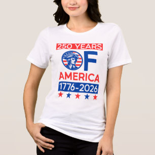 Camiseta Triblenda 250 años de la Revolución Estadounidense Semiquinc