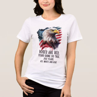 Camiseta Triblenda 250 Años Patrióticos Rojo Blanco y Azul
