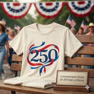 Camiseta Triblenda 250th America Historical Anniversary