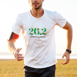 Camiseta Triblenda 26.2 Maratón en negritas masculinas