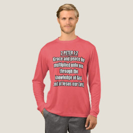 Camiseta Triblenda 2 Pedro 1:2 Gracia y Paz Sean Multiplicadas RVR