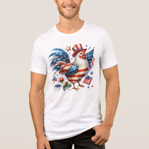 Camiseta Triblenda 4 de julio Pollo Clipart-61531