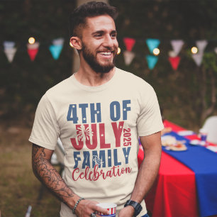Camiseta Triblenda 4th July 2025 Family Celebration