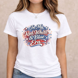Camiseta Triblenda 4th of July Red White and Blue Era