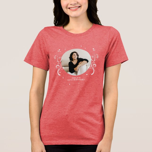 Camiseta Triblenda 50 y fabulosa foto de 50 años en la Foliage (Anverso)