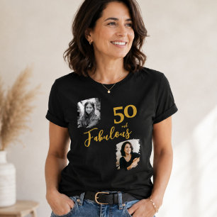 Camiseta Triblenda 50 y fabuloso 2 Foto 50 cumpleaños