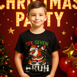 Camiseta Triblenda 67 Meme Seis Siete Bruh Divertida Navidad 6 7