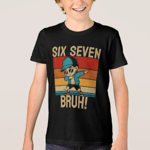Camiseta Triblenda 6 7 Números Dabbing Seis Siete Hermano