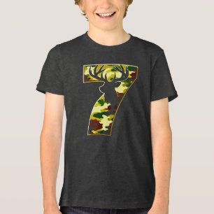 Camiseta Triblenda 7 años de camuflaje caza de ciervos