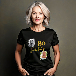 Camiseta Triblenda 80 y fabuloso 2 Foto 80 cumpleaños