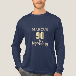 Camiseta Triblenda 90 & Legendary Gold Cumpleaños 90 