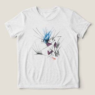 Camiseta Triblenda 96 Arte Tribal Abstracto Colorido de Tatuaje