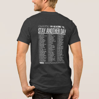 Camiseta Triblenda 99 razones para quedarse otro día: Salud Mental