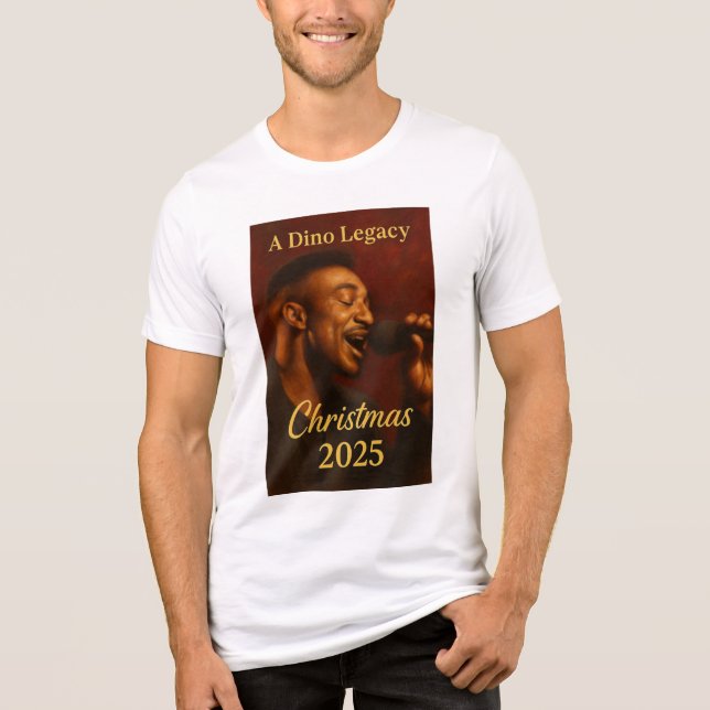 Camiseta Triblenda A Dino Legacy Navidades 2025 Tee Edición Especial (Anverso)