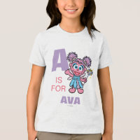 A es para Abby Cadabby Personalizado