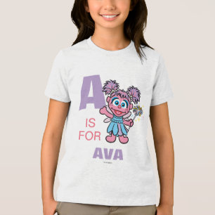 Camiseta Triblenda A es para Abby Cadabby Personalizado