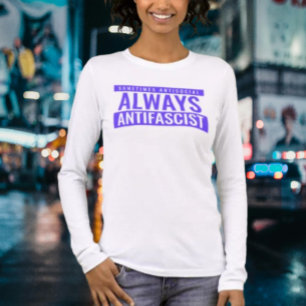 Camiseta Triblenda A veces antisocial siempre antifascista