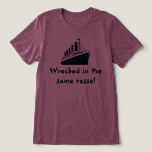 Camiseta Triblenda AA Destruido en el mismo diseño de embarcaciones